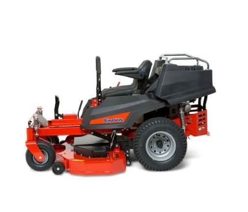 Załaduj obraz do przeglądarki galerii, simplicity zero turn ride on lawnmower, briggs and stratton engine