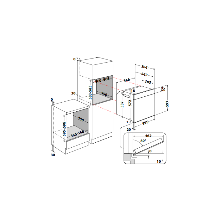 Load image into Gallery viewer, Whirlpool Single Oven | Inox | WOI5S8PM1XA