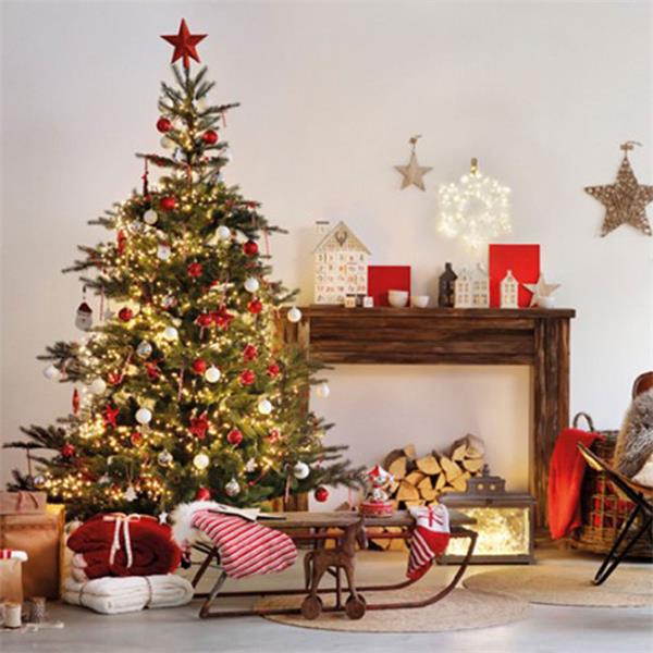 Załaduj obraz do przeglądarki galerii, Grandis Fir Hinged Premium Artificial Christmas Tree 2.4M (8Ft) | 9681453