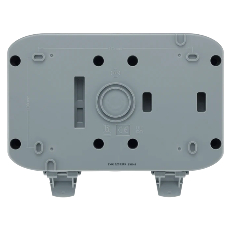 Załaduj obraz do przeglądarki galerii, Luceco Masterplug Weatherproof Outdoor EV Charging Socket | IP66 | 13A | Type A RCBO Protection | EVH132S1SPA-MP