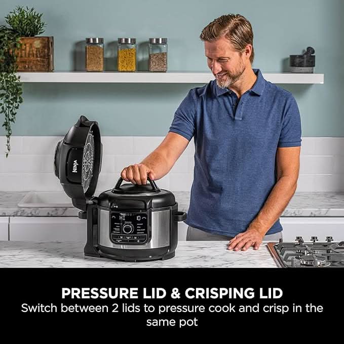 Load image into Gallery viewer, ninja foodi 9 in 1 multi cooker pressure and crisping lid