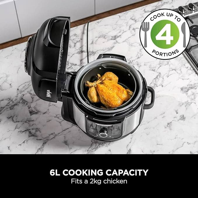 Load image into Gallery viewer, ninja foodi 9 in 1 multi cooker 6L cooking capacity