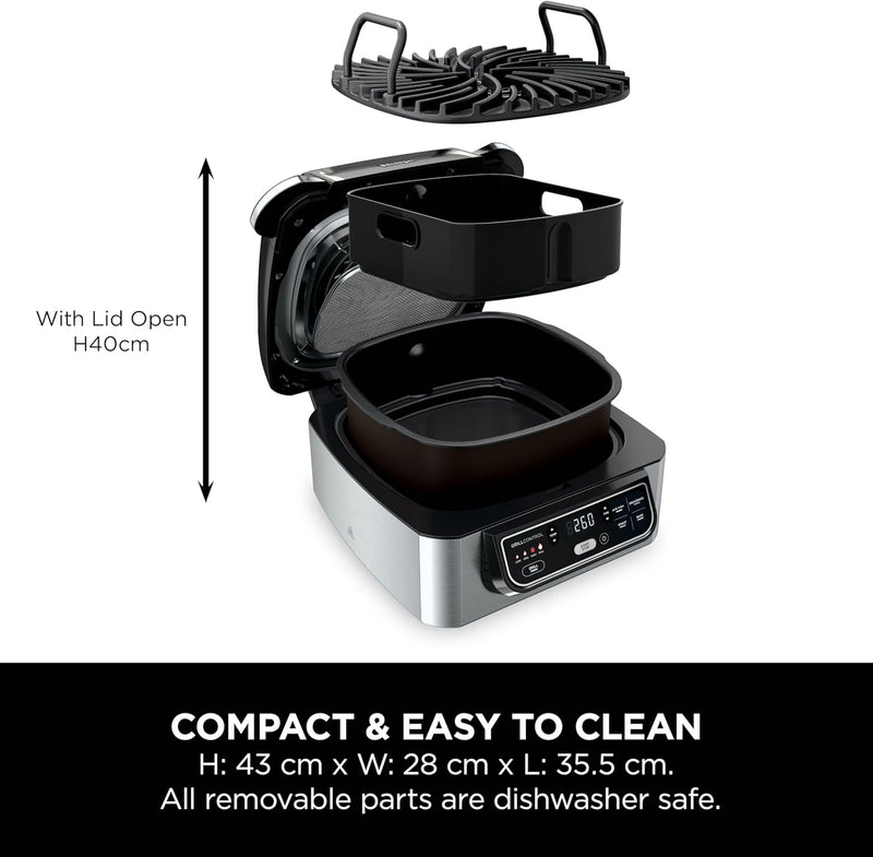 Завантажте зображення в засіб перегляду галереї, Ninja Foodi Health Grill and Air Fryer | AG301UK