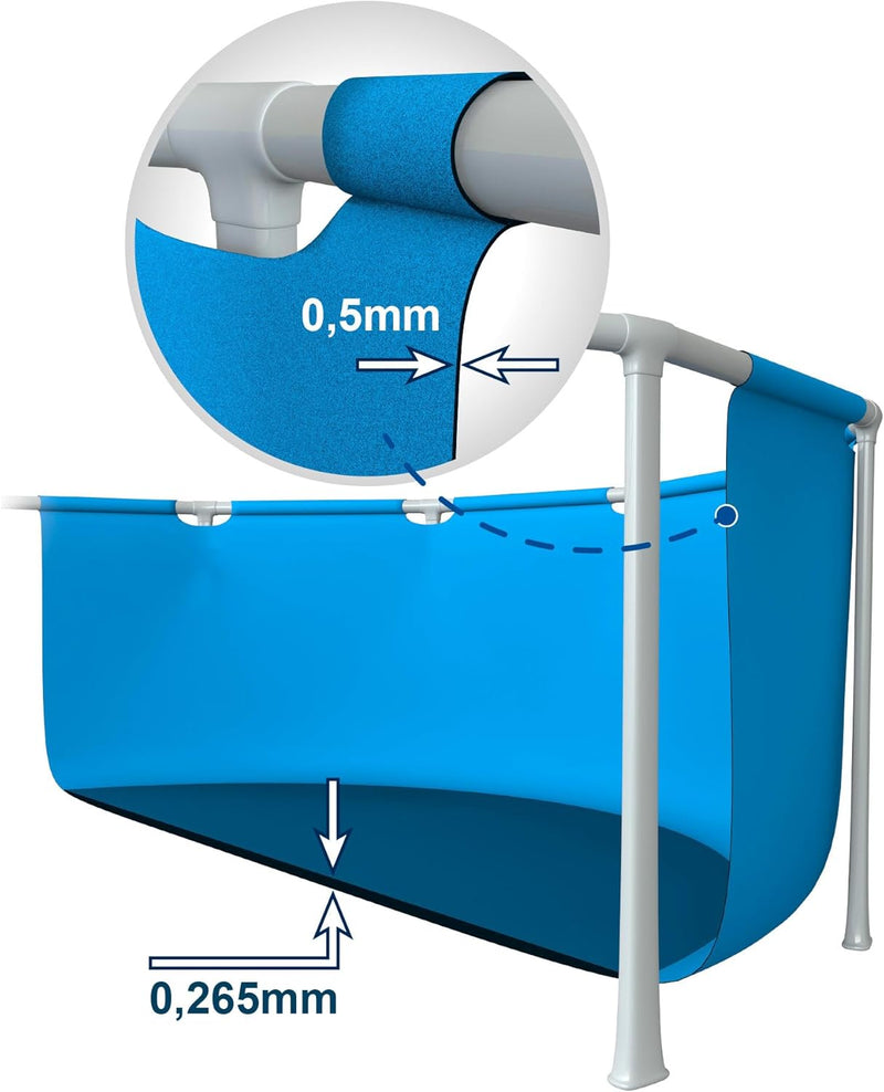 Завантажте зображення в засіб перегляду галереї, Intex Swimming Pool Metal Frame | 244 X 51 Cm | 28205