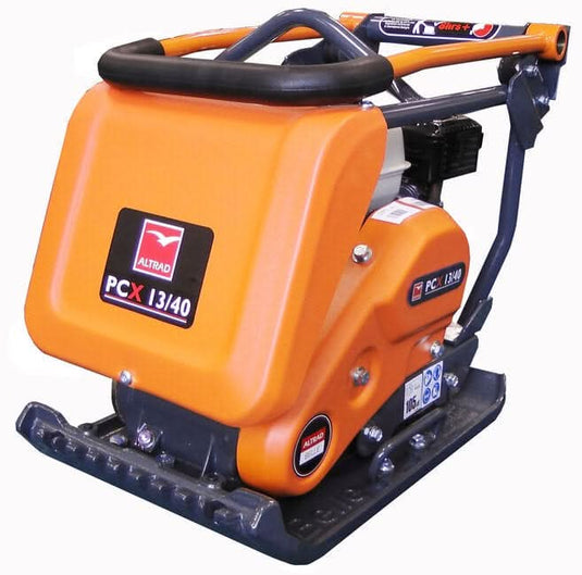 belle plate compactor in orange, honda engine GX160, 5.5hp, 16