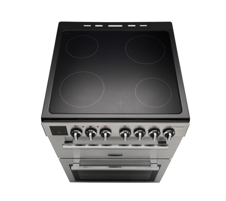 Załaduj obraz do przeglądarki galerii, Rangemaster Professional+ 60cm | Ceramic | Stainless Steel with Chrome trim | 128180 | PROPL60ECSS/C