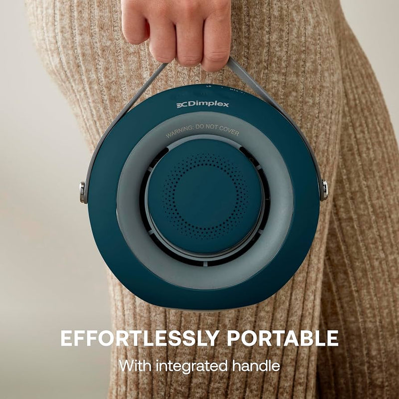Załaduj obraz do przeglądarki galerii, Dimplex Portable Desk Fan Heater with Detachable Handwarmer | Blue | DDF390G