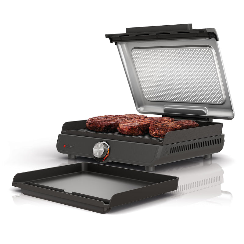 Załaduj obraz do przeglądarki galerii, Ninja Sizzle Low Smoke Indoor Grill & Flat Plate | GR101UK