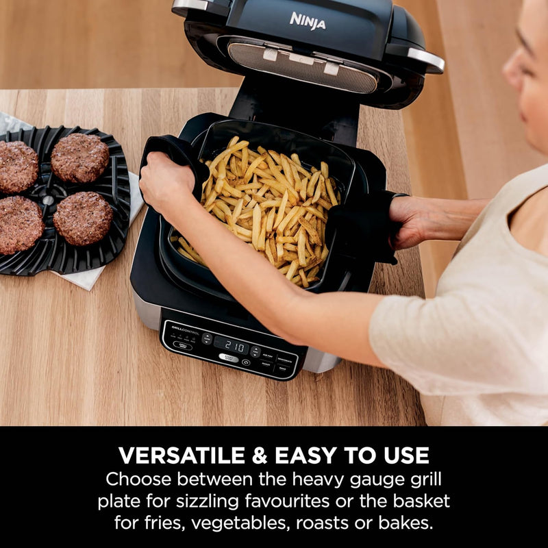 Завантажте зображення в засіб перегляду галереї, Ninja Foodi Health Grill and Air Fryer | AG301UK