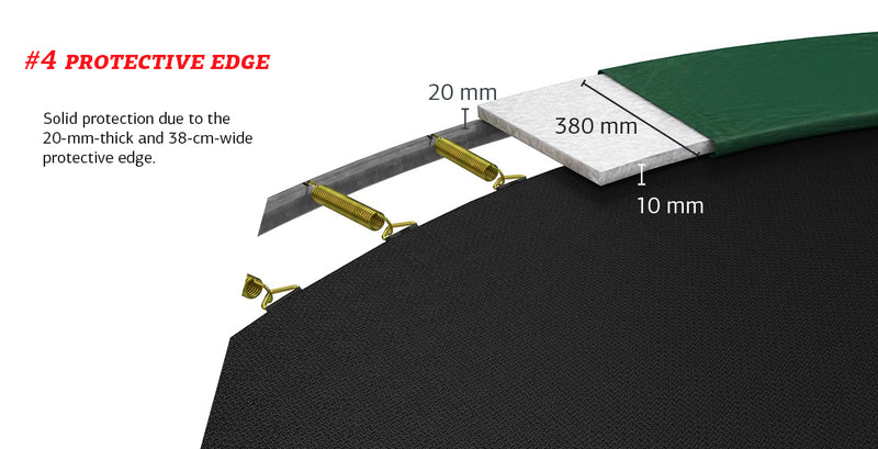 Load image into Gallery viewer, Berg Champion InGround Trampoline | 380CM/ 12FT | Grey | 35.42.53.03