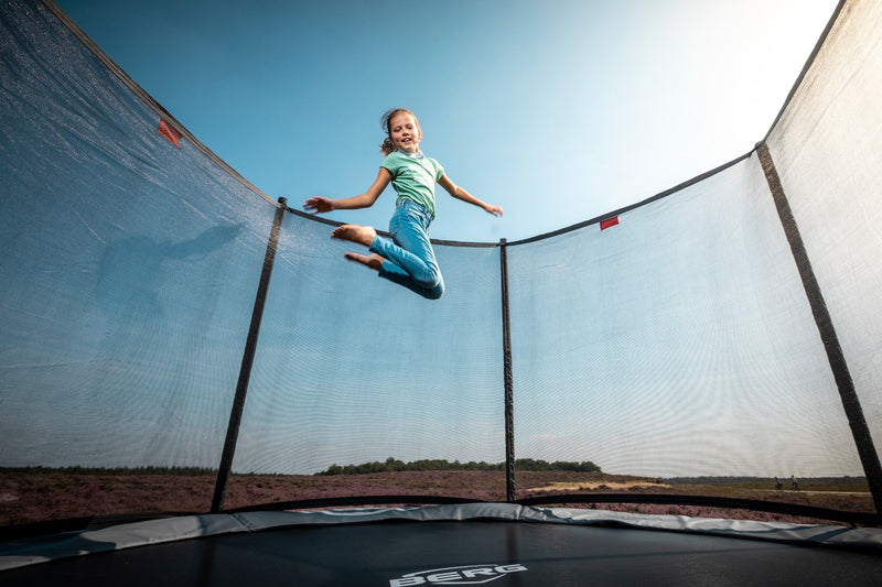 Load image into Gallery viewer, Berg Favorit Regular Trampoline | 200CM/ 7FT | Safety Net | Grey | 35.07.33.00