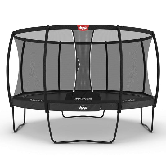 Berg Elite Regular Trampoline | 430CM/ 14FT | Safety Net Deluxe | Grey | 37.84.03.03