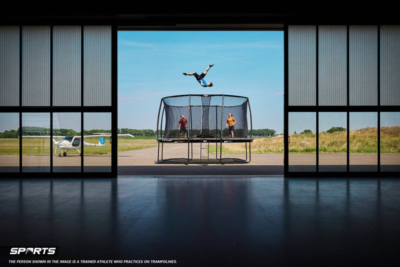 Load image into Gallery viewer, Berg Ultim Pro Bouncer Regular Trampoline | 5 x 5M | Safety Net DLX XL | 32.55.96.30