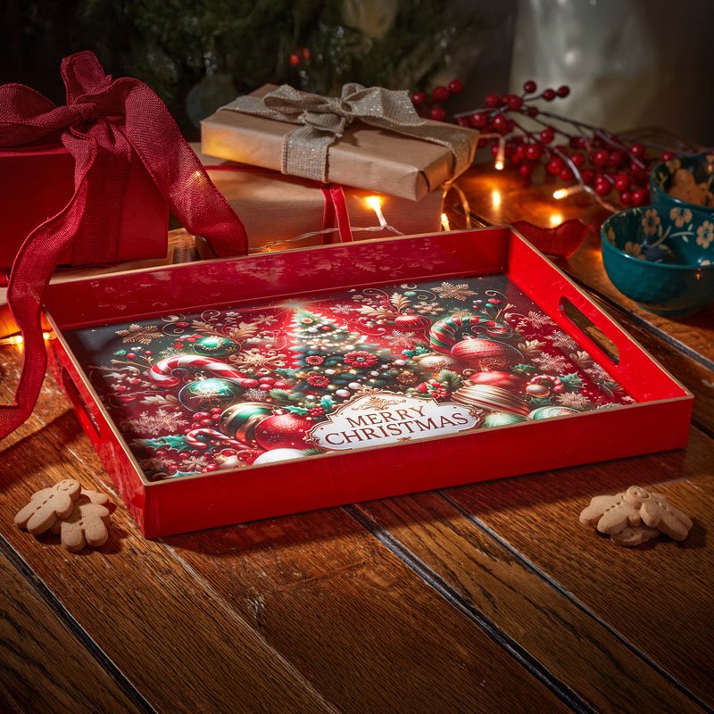Załaduj obraz do przeglądarki galerii, Smart Garden Merry Christmas DecorTray | Rectangular | 2525042