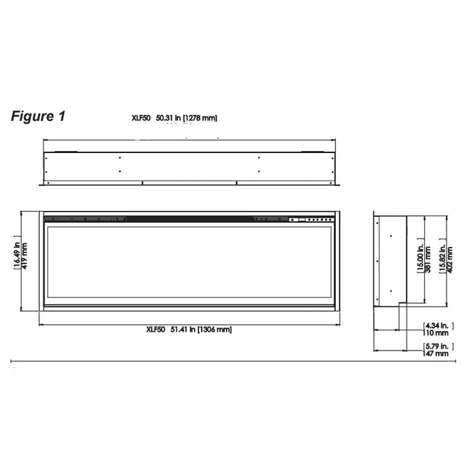 Завантажте зображення в засіб перегляду галереї, Dimplex Ignite Integrated Electric Fire | 50" | XLF50EU