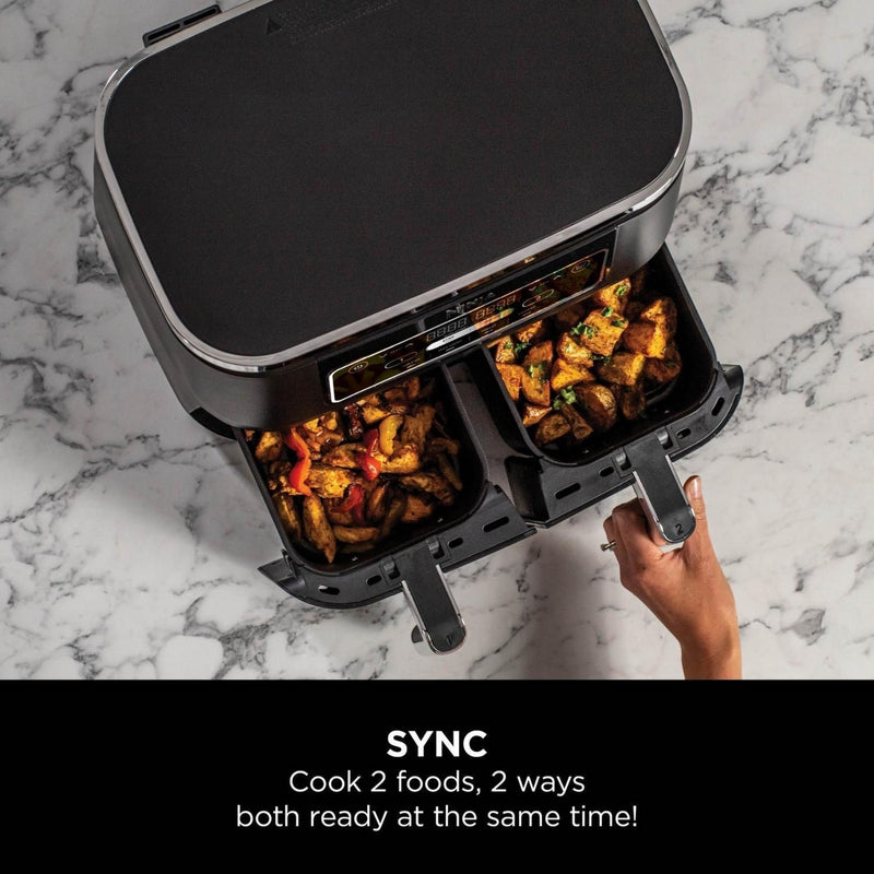 Завантажте зображення в засіб перегляду галереї, Ninja Foodi 4-in-1 Dual Zone Air Fryer | 7.6L | AF200UK