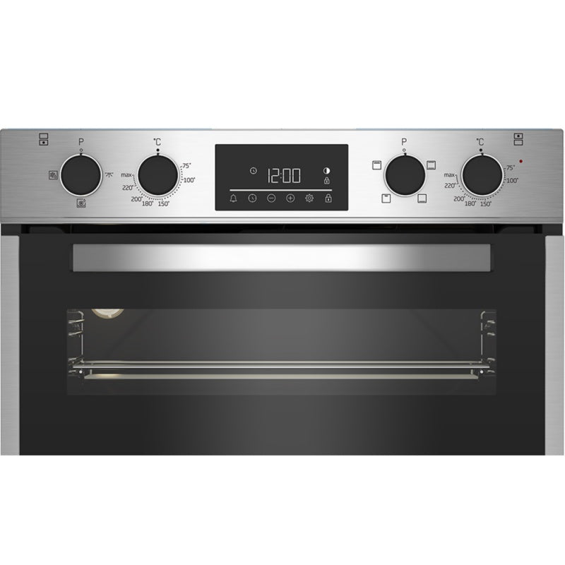 Завантажте зображення в засіб перегляду галереї, Beko 72cm Built Under Double Fan Oven Stainless Steel | BBTF26300X