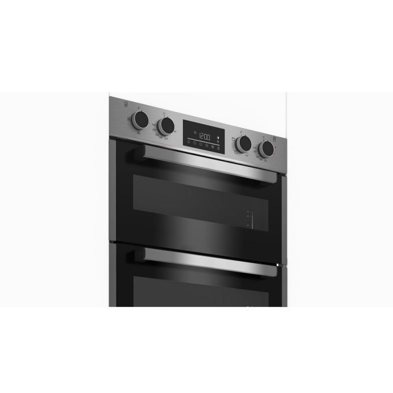 Завантажте зображення в засіб перегляду галереї, Beko 72cm Built Under Double Fan Oven Stainless Steel | BBTF26300X