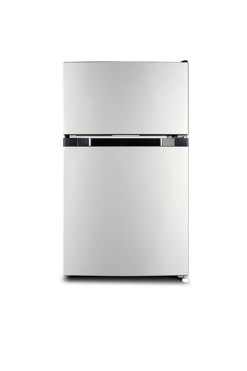 Load image into Gallery viewer, Powerpoint Undercounter Fridge Freezer | 84x47CM | Silver | P7531M/4SL-E