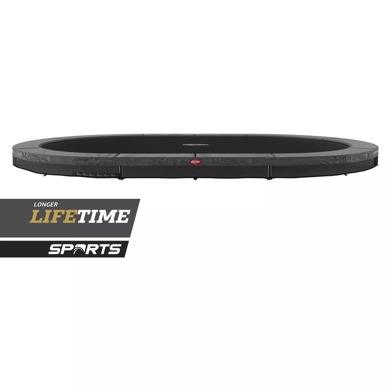 Load image into Gallery viewer, Berg Favorit Inground Trampoline | 430CM/ 14FT | Grey | 35.14.43.00