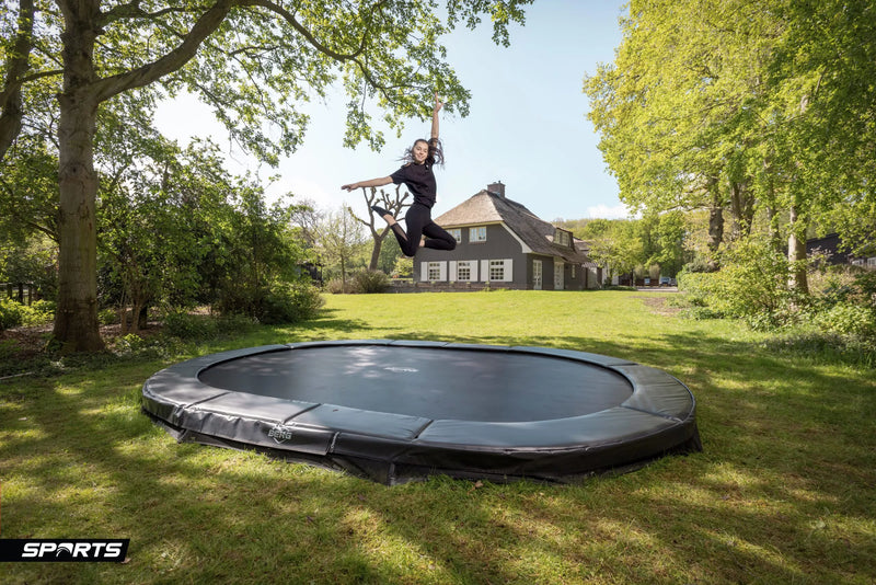 Load image into Gallery viewer, Berg Champion InGround Trampoline | 330CM/ 11FT | Grey | 35.41.53.02