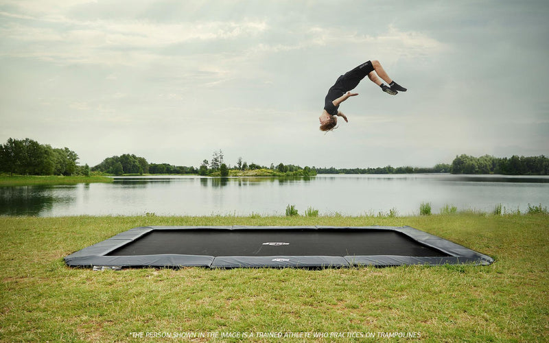 Load image into Gallery viewer, Berg Ultim Elite FlatGround Trampoline | 500CM/ 16FT | Grey | 32.41.25.32