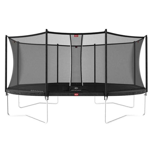 Berg Grand Favorit Regular Trampoline | 520CM/ 17FT | Safety Net Comfort | Grey | 30.25.65.31