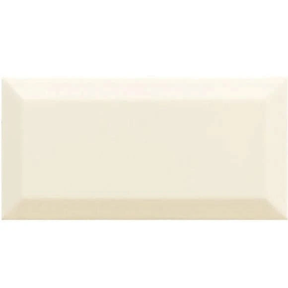 Load image into Gallery viewer, 10x20cm Bissel tile in the colour cream