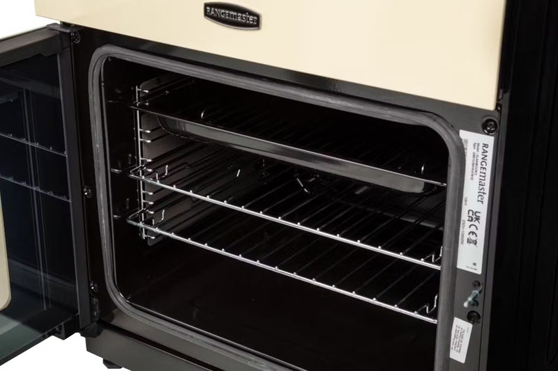 Załaduj obraz do przeglądarki galerii, Rangemaster Classic 60cm | Ceramic | Cream with Chrome trim | 128110 | CLA60ECCR/C