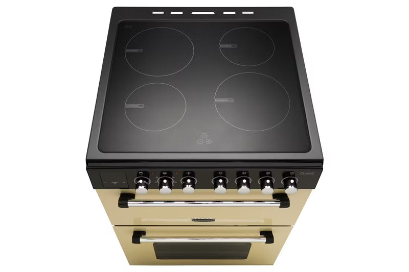 Załaduj obraz do przeglądarki galerii, Rangemaster Classic 60cm | Ceramic | Cream with Chrome trim | 128110 | CLA60ECCR/C