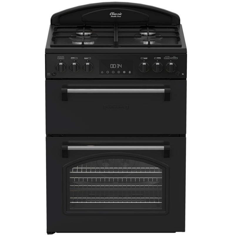 Załaduj obraz do przeglądarki galerii, LEISURE 60cm Gas Cooker - Black | 60CM | BLACK | CLB60GCK