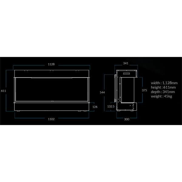 Załaduj obraz do przeglądarki galerii, Henley Aurora 1100 Electric Fire | CS 3SFPT 1100