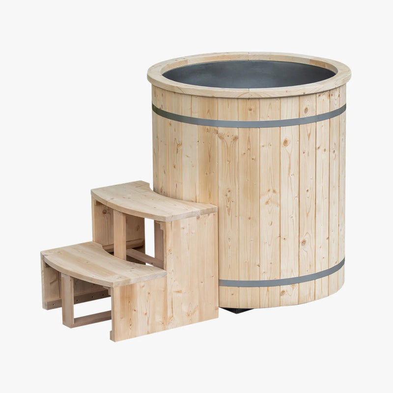 Завантажте зображення в засіб перегляду галереї, Tribe Core Ice Bath | Thermo Pine Wood | Stainless Steel Tank
