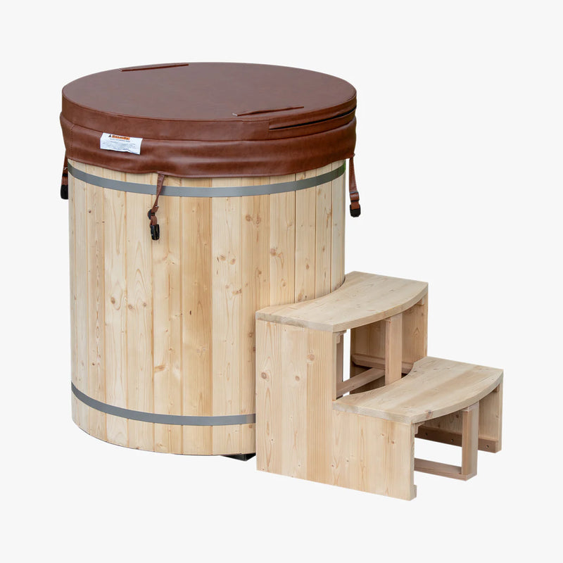 Завантажте зображення в засіб перегляду галереї, Tribe Core Ice Bath | Thermo Pine Wood | Stainless Steel Tank