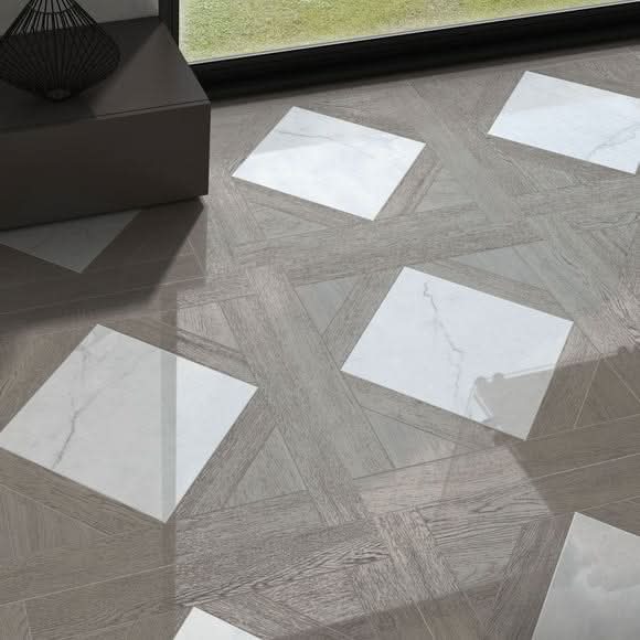Load image into Gallery viewer, blanco cricket pul tile 79x79cm on display