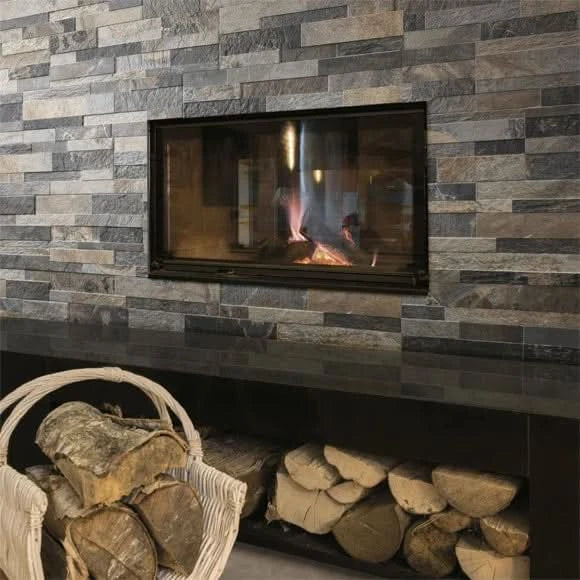 Load image into Gallery viewer, cubics tile in multicolour, 15x61cm in the living room