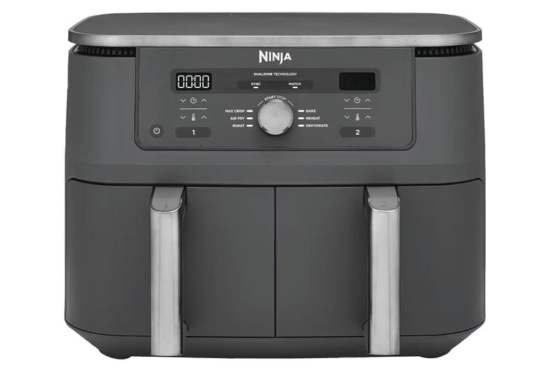 Load image into Gallery viewer, Ninja MAX 6-in-1 Dual Air Fryer | 9.5L | Gun Metal Grey | DZ400UK