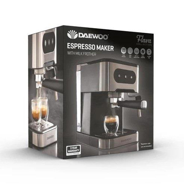 Załaduj obraz do przeglądarki galerii, Daewoo Espresso Coffee Maker with Steam Wand | 970142