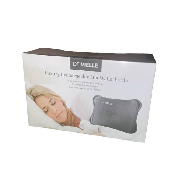 Завантажте зображення в засіб перегляду галереї, De Vielle Rechargeable Hot Water Bottle | Grey | 70919