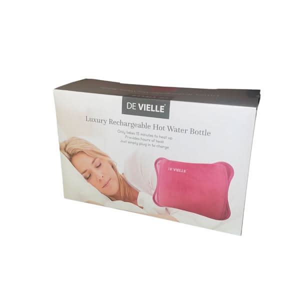 Завантажте зображення в засіб перегляду галереї, De Vielle Rechargeable Hot Water Bottle | Pink | 70920
