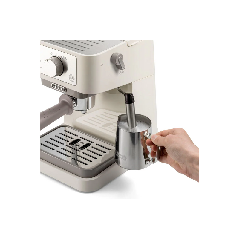 Load image into Gallery viewer, DeLonghi Stilosa Traditional Espresso Coffee Machine | Cream | 1.1W | EC260.CR
