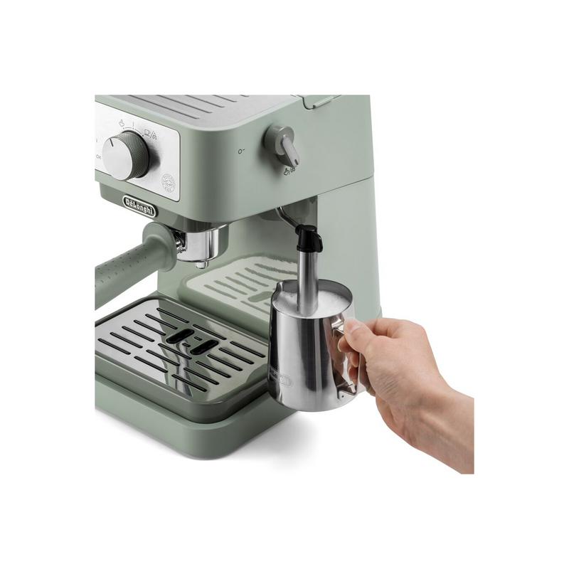 Załaduj obraz do przeglądarki galerii, DeLonghi Stilosa Traditional Espresso Coffee Machine | Green | 1.1W | EC260.GR