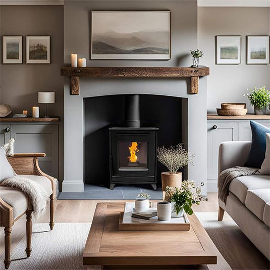 Elcofire Kora 6.5KW Freestanding Pellet Stove | EFKOP6
