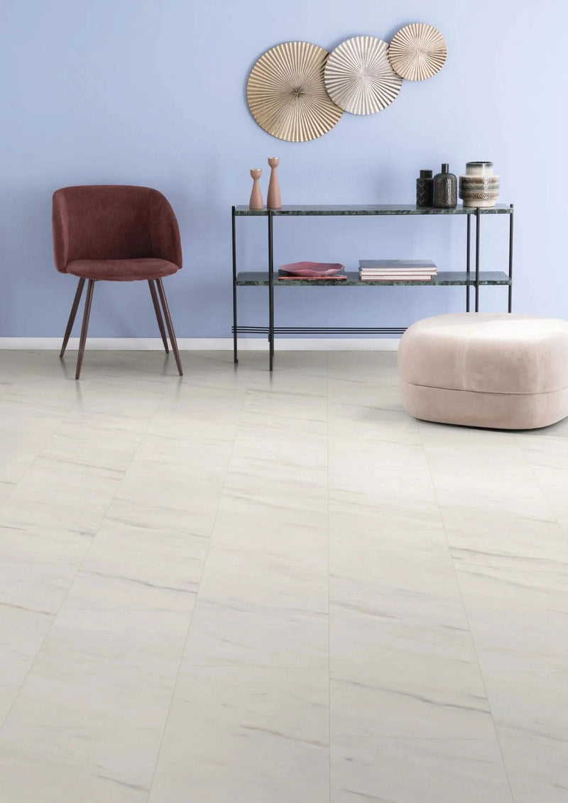 Załaduj obraz do przeglądarki galerii, light levanto marble aqua laminate flooring on display in a living area