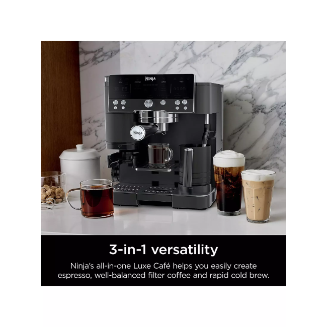 Załaduj obraz do przeglądarki galerii, NINJA Luxe Cafe Premier Espresso Machine Black| ES601UKBK