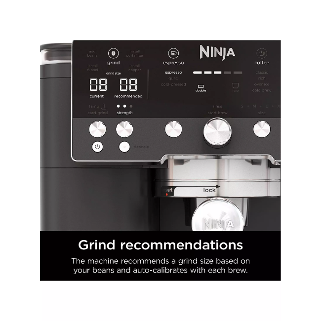 Załaduj obraz do przeglądarki galerii, NINJA Luxe Cafe Premier Espresso Machine Black| ES601UKBK