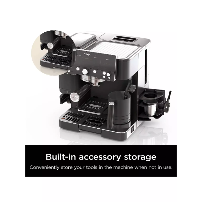 Załaduj obraz do przeglądarki galerii, NINJA Luxe Cafe Premier Espresso Machine Black| ES601UKBK