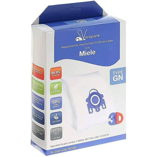 vacspare miele microfibre vacuum pack of 5