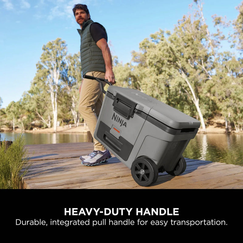 Load image into Gallery viewer, Ninja FrostVault 45QT/42L Wheeled Cooler with Dry Zone | Slate Grey | FB245UKGY