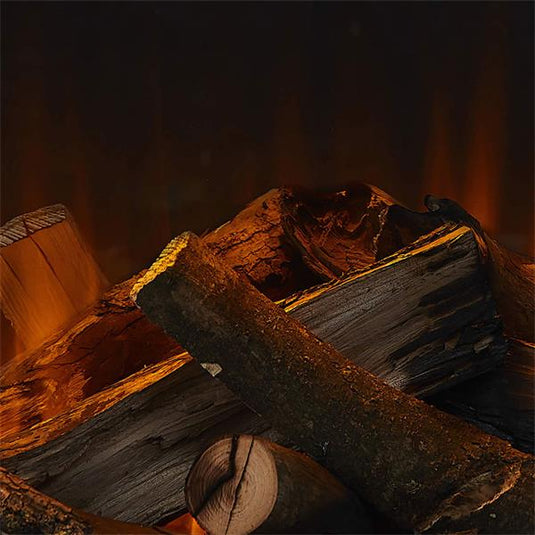 Henley Forest 650 Electric Fire | Deluxe Log Set | FCB0050